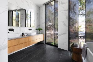 Bathroom in industrial style. Arrangement proposals